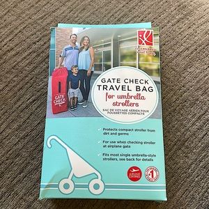 Gate check travel bag for umbrella stroller